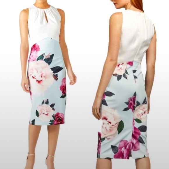 Ted Baker Annile Magnificent Ruched Body-Con Dress - Picture 1 of 9